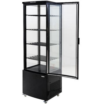 Gebaksvitrine Saro Sven – Zwart – 235 Liter, Nieuw in verpakking