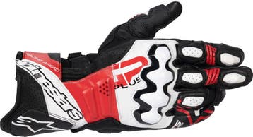 Alpinestars GP Plus R V3 Zwart Wit Fel Rood Leren, Nieuw met kaartje, Alpinestars, Handschoenen, Heren