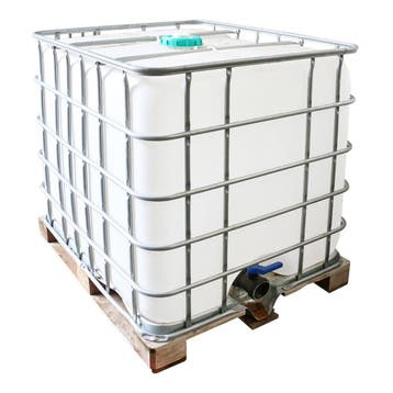 IBC Container B-keus Gebruikt 1000 liter - Houten Onderstel, Verzenden
