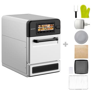 GGM Gastro | High speed oven - 3,0kW - RVS (RVS) | SOMS, Verzenden