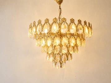 Lamp - Plafondlamp in Empire-stijl / mand – Structuur van, Nieuw