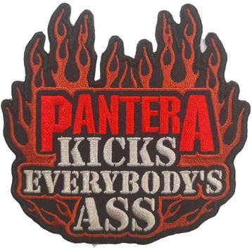Pantera - Kicks - Patch officiële merchandise, Ophalen of Verzenden, Nieuw, Kleding