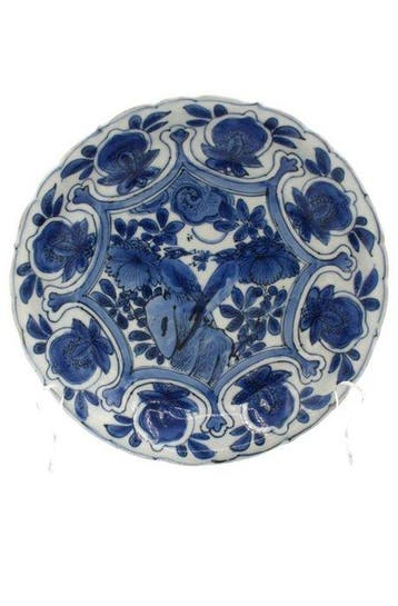 Chinees exportblauw-wit porselein uit de Wanli-periode van
