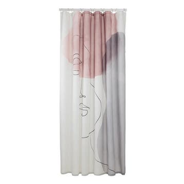 Douchegordijn Sealskin Made 180x200 cm Polyester Meerkleurig, Ophalen of Verzenden, Nieuw