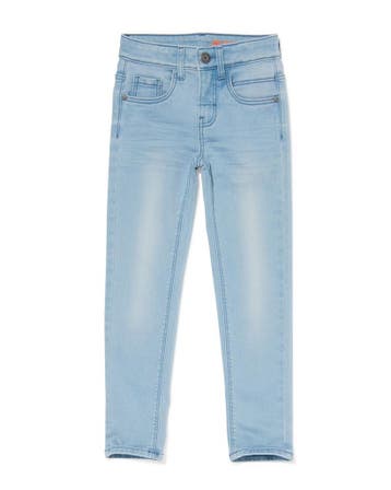 HEMA Kinder skinny jogdenim lichtblauw, Verzenden, Nieuw