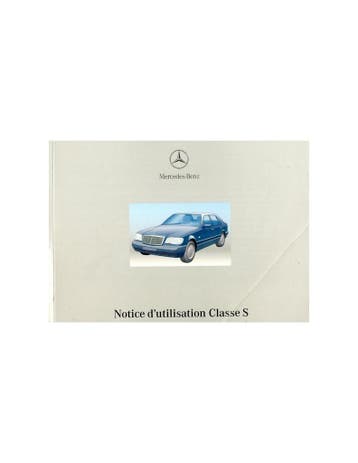 1997 MERCEDES BENZ S KLASSE INSTRUCTIEBOEKJE FRANS, Auto diversen, Handleidingen en Instructieboekjes