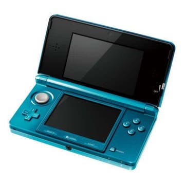 Nintendo 3DS Aqua Blauw (Nette Staat) (3DS Spelcomputers), Ophalen of Verzenden, Zo goed als nieuw