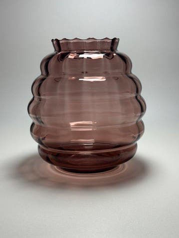 Verreries Doyen - Vaas - FLORALIES - Glas, amethystglas -