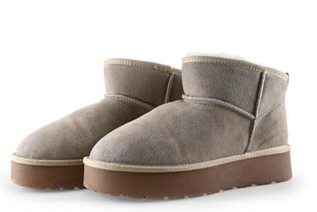 Sacha Enkellaarzen in maat 42 Beige, Verzenden, Beige, Lage of Enkellaarzen, Zo goed als nieuw