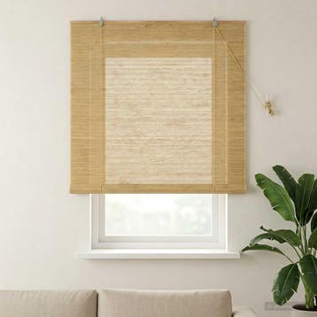 vidaXL Rolgordijn Naturel 140 x 160 cm Bamboe, Verzenden, Nieuw, Bruin