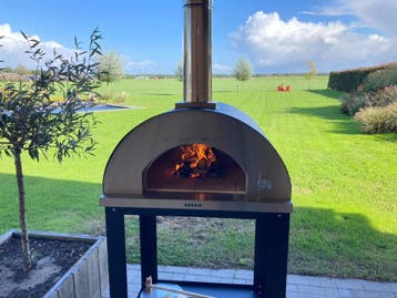 BEEK Grande Pizza Oven met extra brede bakvloer tot 4 pizza, Verzenden, Nieuw, BEEK