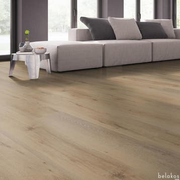 Pvc click 8 X Kleur met integreerde ondervloer, Huis en Inrichting, Nieuw, 75 m² of meer, Crème, Pvc clik laminaat 