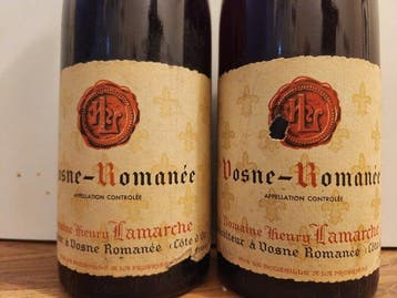 1981 Domaine Henry Lamarche, - Vosne-Romanée - 2 Flessen, Nieuw