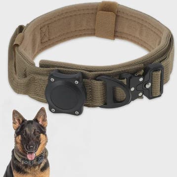 Tactische AirTag Hondenhalsband - Waterdicht, Duurzaam & Ver, Verzenden, Nieuw