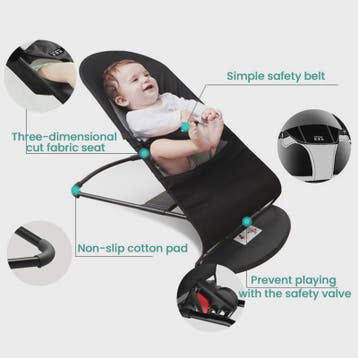 Multifunctionele Baby Bouncer Stoel - Lichtgewicht, Draagbaa, Verzenden, Nieuw