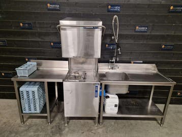 Vaatwasser | doorschuifvaatwasser | vaatwasstraat | Rhima |, Gebruikt, Wassen en Drogen