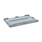 Kunststof deksel palletbox 1200x800 mm grijs, Ophalen of Verzenden