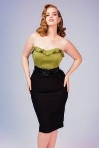 Dixiefried, Perfect Pencil Skirt in Black in Xlarge., Kleding | Dames, Verzenden, Nieuw