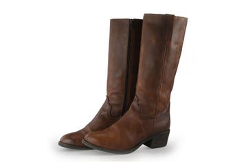 AQA Laarzen in maat 39 Cognac, Kleding | Dames, Schoenen, Hoge laarzen, Overige kleuren, Verzenden, AQA