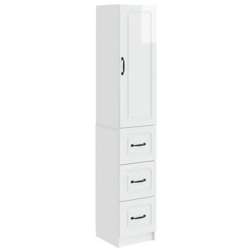 vidaXL Kastenset 2 st 33 x 34,5 x 87 cm Bewerkt hout, Verzenden, Nieuw