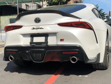 Toyota Supra A90 carbon kofferbak spoiler lip, Verzenden