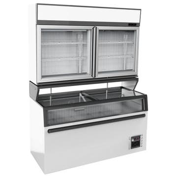 Wandvriezer | Wit | -18°C | Geforceerd | 3 Schappen | 1.38kW, Zakelijke goederen, Verzenden, Nieuw in verpakking