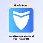 Zorgeloos WordPress website onderhoud - €19 p/m, Webdesign