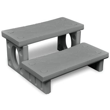 vidaXL Spatrap grijs, Verzenden, Nieuw