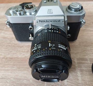 Nikkormat Nikkormat EL, AF Nikkormat Nikon 35-70mm 1.33-45,, Nieuw