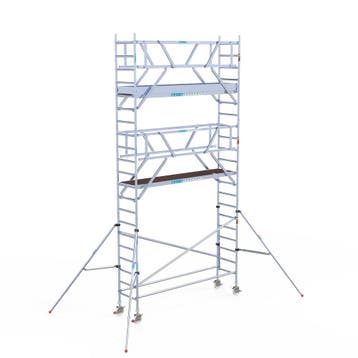 Rolsteiger Professional 75x305 7,2m werkhoogte vrijstaand, Doe-het-zelf en Verbouw, Verzenden, Nieuw, Rolsteiger of Kamersteiger
