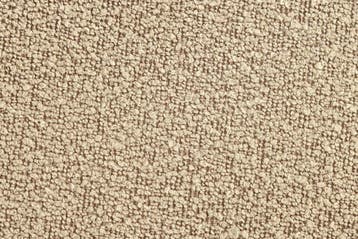 Extravagante gestoffeerde bank VOGUE 115cm taupe bouclé bank, Ophalen of Verzenden, Nieuw