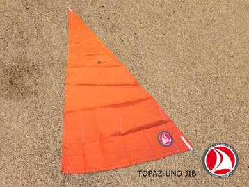Ventoz Topaz Uno Fok - Oranje, Watersport en Boten, Zeilen en Zeiltoebehoren, Verzenden, Minder dan 15 m², Nieuw, Genua of Fok