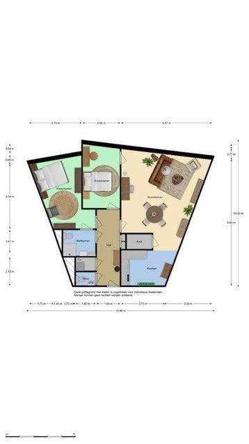Te huur: Appartement J.J. Benteijnstraat in IJzendijke, IJzendijke, Zeeland, Appartement
