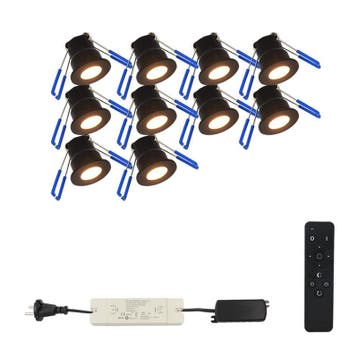 Frano Ledverlichting Veranda – 10 stuks, Overige materialen, Minder dan 50 watt, Accu, Overige typen