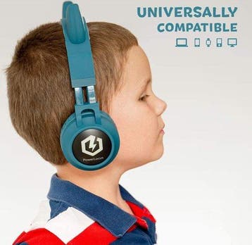 PowerLocus Buddy Draadloze On-Ear Koptelefoon voor Kinderen,, Verzenden, Nieuw