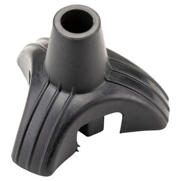 Stokdop voor wandelstok 19mm zwart - 3 poot, Ophalen of Verzenden, Nieuw