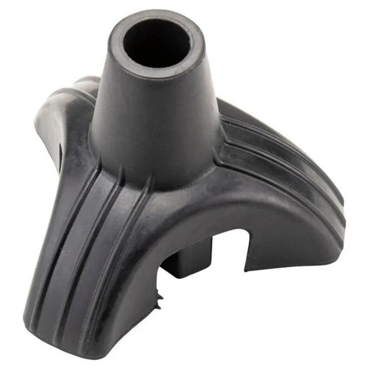 Stokdop voor wandelstok 19mm zwart - 3 poot, Diversen, Verpleegmiddelen, Nieuw, Ophalen of Verzenden