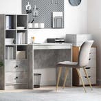 vidaXL Bureau Beton Grijs 80 x 50 x 76 cm, Verzenden, Nieuw