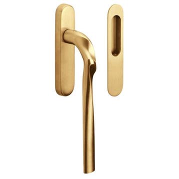 Hef/schuifdeurbeslag ELEEZ ZH230 blind PVD mat goud, Verzenden, Nieuw