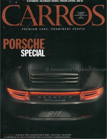 2013 CARROS MAGAZINE 08 NEDERLANDS, Nieuw, Author