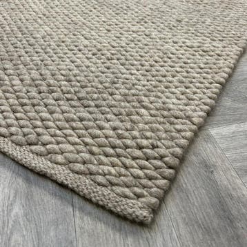 Brinker Carpets Wollen Vloerkleden 45-80% Korting, Blauw, 200 cm of meer, Handgeweven wollen vloerkleed, Ophalen of Verzenden
