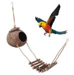 Reptielen Schuilgrot met Klimladder – Kokosnoot Terrarium, Dieren en Toebehoren
