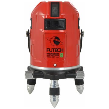 Futech MultiCross 8 HPSD | 1mm @ 10m | Servomotoren! | GROEN, Doe-het-zelf en Verbouw, Meetapparatuur, Ophalen of Verzenden, Nieuw