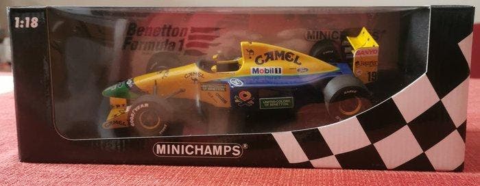 Minichamps 1:18 - Model raceauto - Benetton f1, Hobby en Vrije tijd, Modelauto's | 1:5 tot 1:12