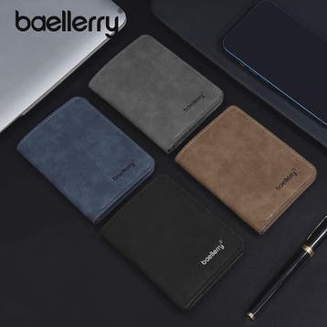 Baellerry Heren Portemonnee - Minimalistisch PU Leer Front P, Sieraden, Tassen en Uiterlijk, Verzenden, Nieuw