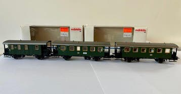 Märklin H0 - 4301, 4302, 4303 - Modeltrein personenwagonset, Hobby en Vrije tijd, Nieuw