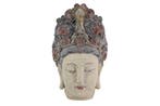 Decoratief beeldje BOEDDHAHOOFD 45 cm handgemaakt, Ophalen of Verzenden, Nieuw