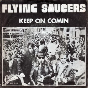 Flying Saucers - Keep On Comin + Shadow Walk (Vinylsing..., Nieuw in verpakking