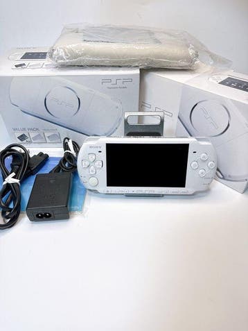 Sony - Sony PSP-3000 Pearl White Value Pack Complete Boxed, Nieuw