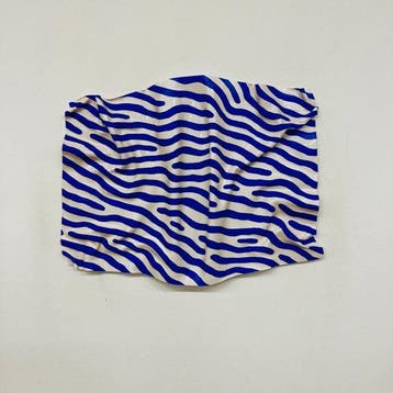 Soyz Bank (1988) - Blue Zebra – Abstract Relief